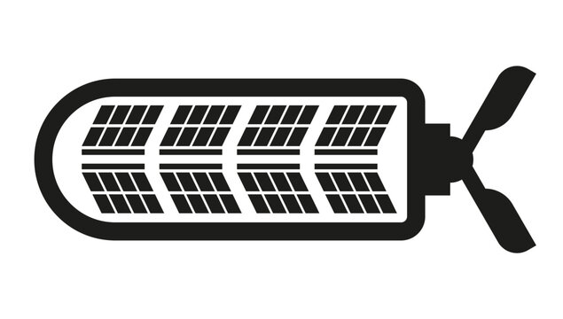 Cluster bomb with explosive parts inside. Cluster munition vector illustration. - Powered by Adobe