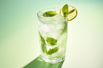 mojito cocktail with lime