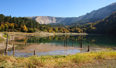 Suluklu Lake is located in Bolu, Turkey. Suitable for camping, photography and hiking.