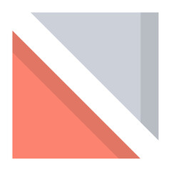 Triangle Flat Icon
