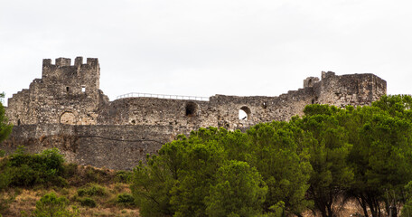 Fototapeta na wymiar The citadel and fortress of Kala in Berat, Albania