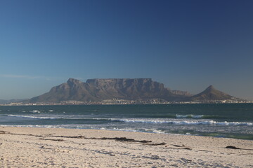 Table Mountain Cape Town taken from Blouberg across Table Bay