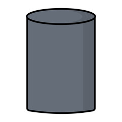 Cylinder Line Color Icon