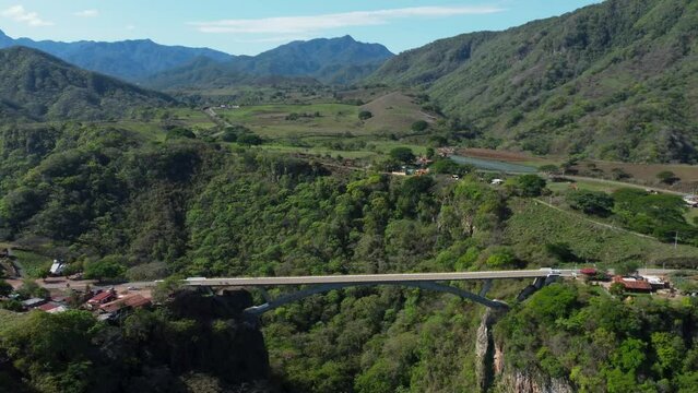 El Progreso Bridge in San Sebastian del Oeste, Jalisco. Mexico