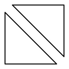 Triangle Line Icon