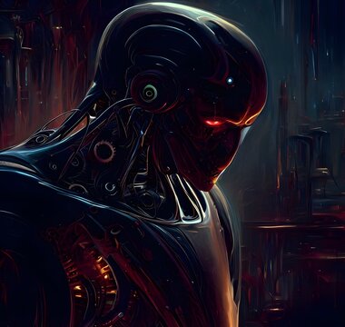 AI alien in the space