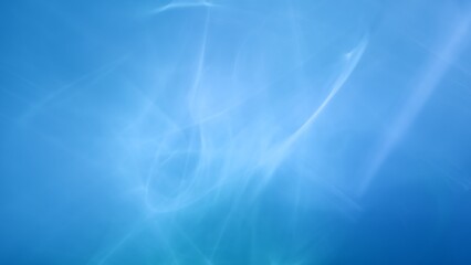 Abstract Blue Fractal Smoke Fume Shape Wave Pattern Gradient Banner Background
