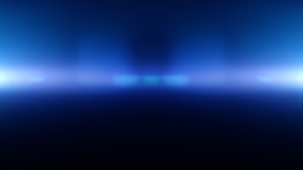 Obraz premium Abstract Dark Blue Lens Flare Gradient Overlay Light Leak Loop Background