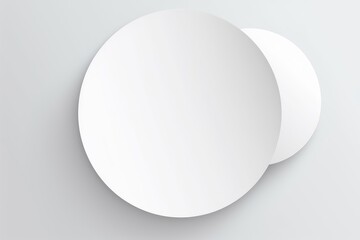 White round background material