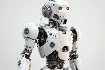 3D artificial intelligence robot, AI generated