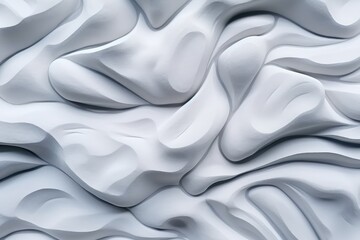 Fototapeta premium white wavy texture background