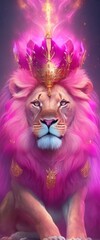 Pink Lion for Iphone 11