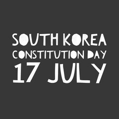 South Korea constitution day 17 July national international 