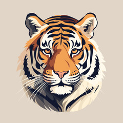 Fototapeta na wymiar tiger head vector