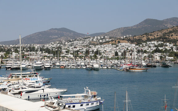 Bodrum Town in Mugla City, Aegean Turkey