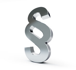 Paragraph Symbol on a white background