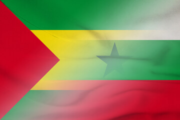 Sao Tome and Principe and Bulgaria government flag transborder relations BGR STP