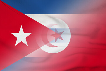 Cuba and Tunisia government flag international negotiation TUN CUB