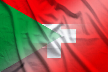 Sudan and Switzerland government flag international negotiation CHE SDN