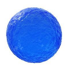 Big Blue Ocean Sphere - 3D reneder isolated on white background