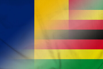 Romania and Zimbabwe state flag international negotiation ZWE ROU