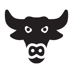 Head of bull icon  design vector