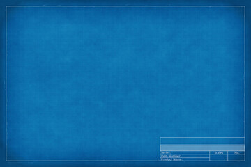 2d illustration of a blank blueprint