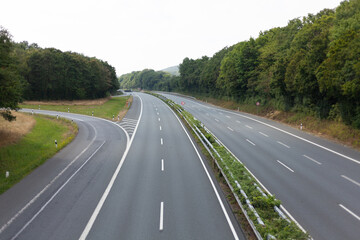 Fototapeta na wymiar highway in the countryside, photo as a background, digital image