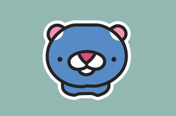 sticker of a tender bear