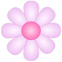 purple flower design