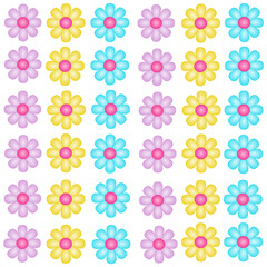 seamless pattern with flowers