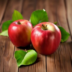 red apple