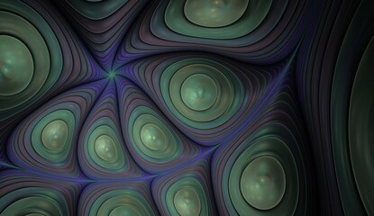 flower petals fractal spiral ellipse pearl balls