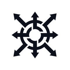 management logo template. Icon Illustration Brand Identity. Isolated and flat illustration. Vector graphic