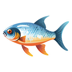 Swimming with Colors: Stunning Rainbowfish Illustration