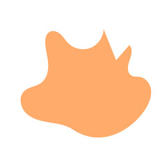 Orange Abstract Shapes Vectors 