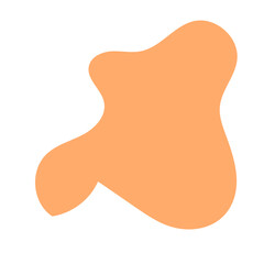 Orange Abstract Shapes Vectors 