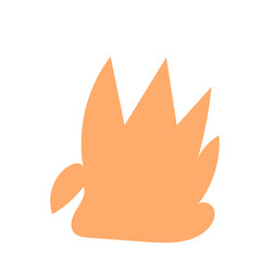 Orange Abstract Shapes Vectors 