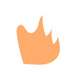 Orange Abstract Shapes Vectors 