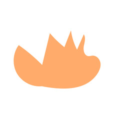 Orange Abstract Shapes Vectors 