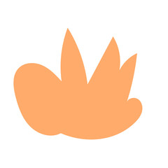 Orange Abstract Shapes Vectors 