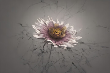 a pink flower blooming.
Generative AI
