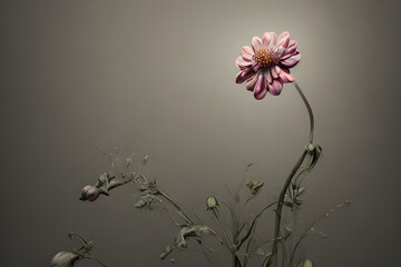 a watercolor-like picture of flowers.
Generative AI