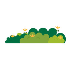 Fototapeta premium Bush Illustration Vector