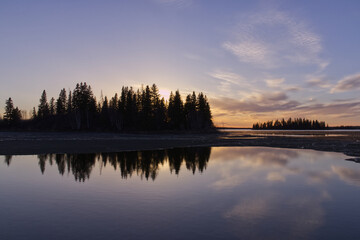 Astotin Lake during a Beautiful Mid-Spring Evening
