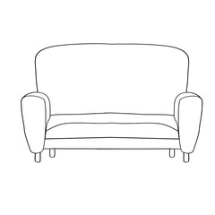 chair icon image vector illustration design  black and white and brown color