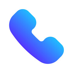 phone call gradient fill icon