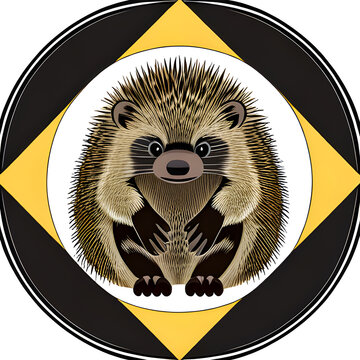 an image of porcupine vector graphic