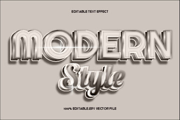 Modern Style Editable Text Effect 3D Emboss Gradient Style