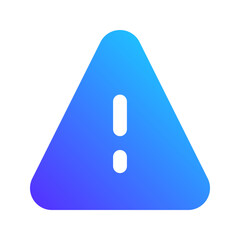 alert gradient fill icon